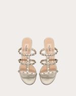 ROCKSTUD METALLIC CALFSKIN LEATHER SLIDE SANDAL 60 MM - Image 2